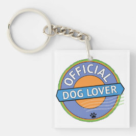 Officiële hondenliefhebber    sleutelhanger