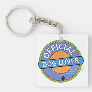 Officiële hondenliefhebber    sleutelhanger