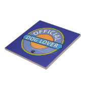 Officiële hondenliefhebber tegeltje (Zijkant)
