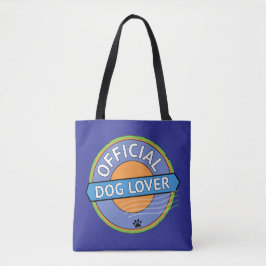 Officiële hondenliefhebber    tote bag