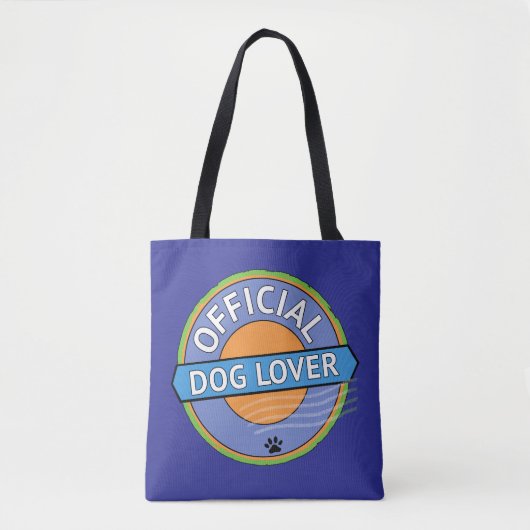 Officiële hondenliefhebber tote bag (Voorkant)