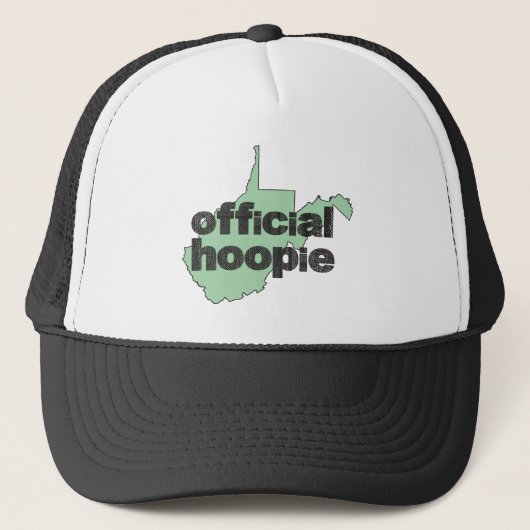 Officiële Hoopie West van God Virginia Fun Trucker Pet (Voorkant)