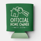 Officiële huiseigenaar Est. 2025 Trotse eerste tim Blikjeskoeler (Achterkant)