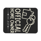 Officiële huiseigenaar Est. 2025 Trotse eerste tim Magneet (Horizontaal)