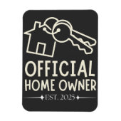 Officiële huiseigenaar Est. 2025 Trotse eerste tim Magneet (Verticaal)