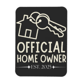 Officiële huiseigenaar Est. 2025 Trotse eerste tim Magneet