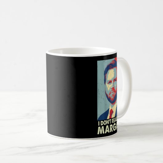 Officiële I Don't Really Care Margaret Funny Trump Koffiemok (Voorkant rechts)