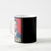 Officiële I Don't Really Care Margaret Funny Trump Koffiemok (Voorkant links)
