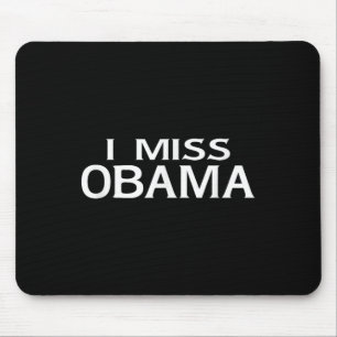 Officiële I Miss Barack Obama T Shirt- Mannen, Vro Muismat