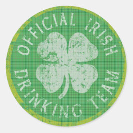Officiële Ierse Drink Team Sticker