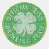 Officiële Ierse Drink Team Sticker (Voorkant)