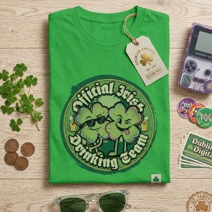 Officiële Ierse Drinkteam Funny St. Patrick's Day T-shirt