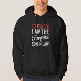 Officiële ik ben de favoriete schoonzoon hoodie