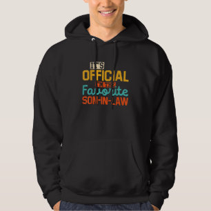 Officiële ik ben de favoriete schoonzoon hoodie