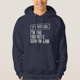 Officiële ik ben de favoriete schoonzoon hoodie