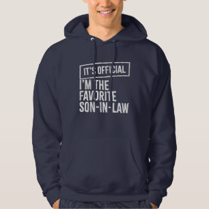 Officiële ik ben de favoriete schoonzoon hoodie