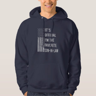 Officiële ik ben de favoriete schoonzoon hoodie
