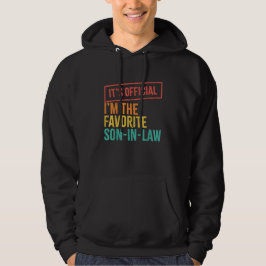 Officiële ik ben de favoriete schoonzoon hoodie