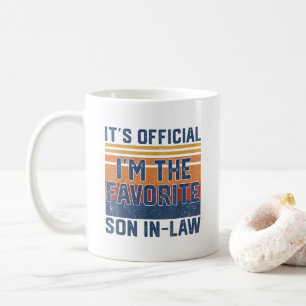 Officiële ik ben de favoriete zoon in de wet koffiemok