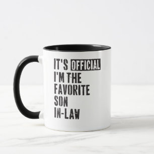 Officiële ik ben de favoriete zoon in de wet mok