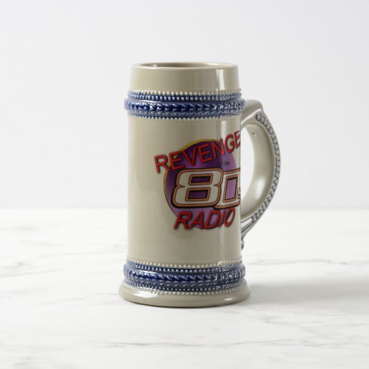Officiële inkomsten van de 80s Radio stein Bierpul (Voorkant rechts)