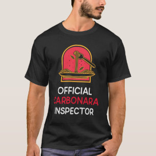 Officiële inspecteur Carbonara T-shirt