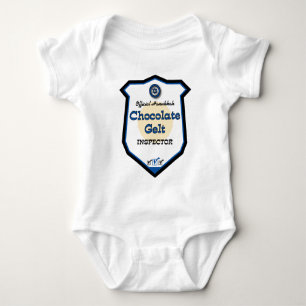 Officiële inspecteur Hanukkah Chocolate Gelt Romper
