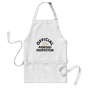 Officiële inspecteur Pierogi Apron Standaard Schort