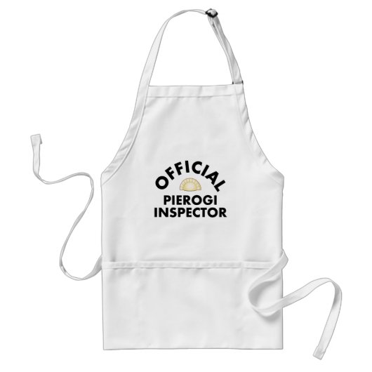Officiële inspecteur Pierogi Apron Standaard Schort (Voorkant)