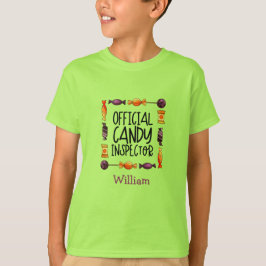 Officiële inspecteur Snoep Halloween T-shirt