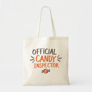 Officiële inspecteur Snoep Halloween Tote Bag