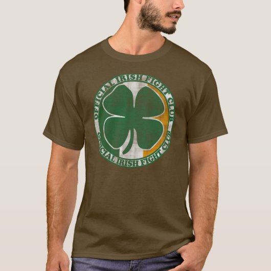 Officiële Irish Fight Club St Patrick's Day T-shirt (Voorkant)