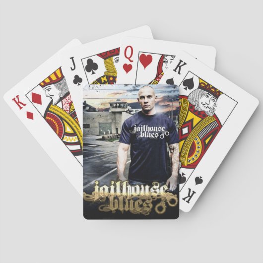 Officiële Jailhouse Blues® Pokerkaarten (Achterkant)