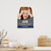 Officiële JUNE National Headache Awareness Poster (Keuken)