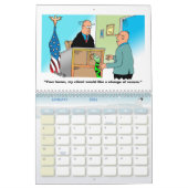 OFFICIËLE JURIDISCHE CARTOON-KALENDER KALENDER (Jan 2026)