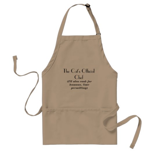 Officiële kaak-pron van de kat standaard schort (Voorkant)