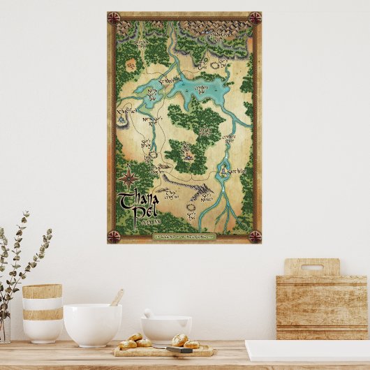 Officiële kaart Thana Pel (Legend of the Winterkin Poster (Keuken)