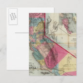 Officiële kaart van de staat Californië (Voorkant / Achterkant)