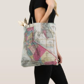 Officiële kaart van de staat Californië Tote Bag (Dichtbij)