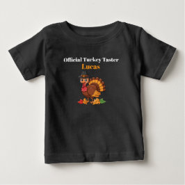 Officiële Kalkoensmaak Baby T-shirt | Thanksgiving