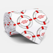 Officiële kapitein van de kustwacht stropdas (Opgerold)