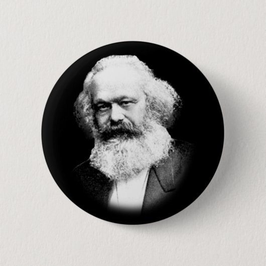 officiële Karl Marx-knop Ronde Button 5,7 Cm (Voorkant)