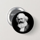 officiële Karl Marx-knop Ronde Button 5,7 Cm (Voorkant /achterkant)