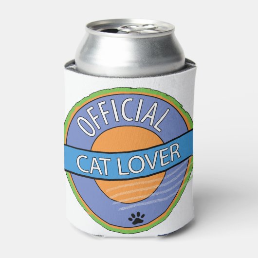 Officiële kat Lover Blikjeskoeler (Blikje Voorkant)