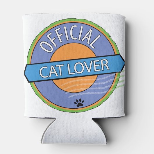 Officiële kat Lover Blikjeskoeler (Achterkant)