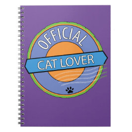 Officiële kat Lover Notitieboek