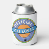 Officiële Kattenliefhebber Blikjeskoeler (Blikje Voorkant)