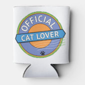 Officiële Kattenliefhebber Blikjeskoeler (Voorkant)