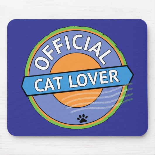Officiële Kattenliefhebber Muismat (Voorkant)