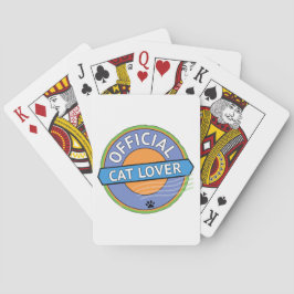 Officiële Kattenliefhebber Pokerkaarten